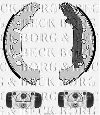 BORG & BECK bbs1094k -  Комплект тормозных колодок